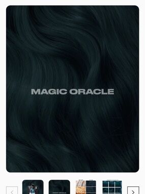 Lunar Tides Magic Oracle hair dye 4 oz sealed New teal black